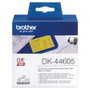 Brother DK-44605 Cinta Continua de Papel Térmico Removible Amarillo 62mm x 30,48m